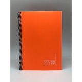 Gıpta 2035 Eco Spiralli Pp. Kapak A4 120 Yp. Çizgili Turuncu Defter