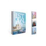 Gıpta 2131 İstanbul A4 80 Yaprak Kareli Karton Kapak Spiralli Defter