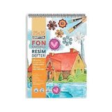 Gıpta 25-35 15 Yaprak & 10 Yaprak Resim Defteri & Fon Kartonu
