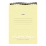 Gıpta 3-3652000-2011 A5 Color-X Spiralli Plastik Kapak 80 Yaprak Çizgili Bloknot