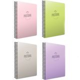 Gıpta 3242 Pastoral 72 Yaprak A4 Spiralli Kareli 4'lü Paket Pp Kapak Defter