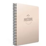 Gıpta 3252 Pastoral 17x24 72 Yaprak Plastik Kapak Spiralli Kareli Ten Rengi Defter