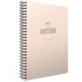 Gıpta 3254 Pastoral Spiralli Pp Kapak 17x24 96 Yaprak Kareli Defter Pudra