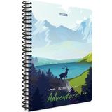 Gıpta 3843 Adventure A4 Karton Kapak 80 Yaprak 4 Adet Çizgili Spiralli Defter