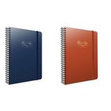 Gıpta 4471 Metal Notes Spiralli 100 Yapak Çizgili 2'li Defter