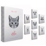 Gıpta 4682 Life Is Cool Spiralli Sert Kapak 19x26 cm 120 Yaprak Çizgili Karışık Renk 1 Adet Defter