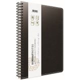 Gıpta 5044 Sunday Notes A4 Spiralli Deri Kapaklı 140 Yaprak Çizgili Defter