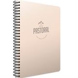 Gıpta 5552 Pastoral A4 Spiralli PP Kapak 160 Yaprak Çizgili Defter