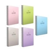Gıpta 5555 Pastoral A4 200 Sayfa Kareli Spiralli PP Kapak Defter