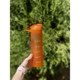 Gıpta 600 ml Unbetan Tritan Pipetli Matara Turuncu Renkli BPA İçermeyen Hafif Tasarım