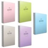 Gıpta 6080 Pastoral A4 Polipropilen Kapak Çizgili 40 Yaprak Spiralli Defter