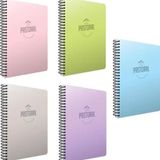 Gıpta 6081 Pastoral A4 Polipropilen Kapak Kareli 40 Yaprak Spiralli Defter