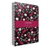 Gıpta 6371 Cherry 17x24 Sert Kapak Çizgili 120 Yaprak Spiralli Defter