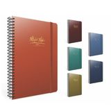 Gıpta A4 80 Yaprak Çizgili Metal Notes Spiralli Plastik Kapaklı Defter