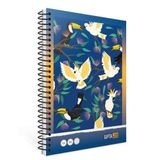 Gıpta A4 96 Yaprak Spiralli Karton Kapak Çizgili Mavi Defter