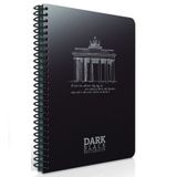 Gıpta A4 Çizgisiz Siyah Pp Kapak Dark 50 Yaprak Spiralli Defter
