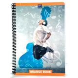 Gıpta A4 Orange Book Spiralli Pp Kapak Kareli 120 Yaprak Defter