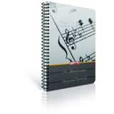 Gıpta A4 Spiralli Sert Kapak Müzik Defteri 80 Yaprak (2 Li Paket) 1700