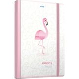Gıpta A5 120 Yaprak Çizgili Magenta İplik Dikişli Sert Kapaklı Defter