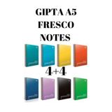 Gıpta A5 72 Yaprak Fresco 4 Kareli 4 Çizgili Spirallı Plastik Kapakli Defter