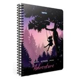 Gıpta Adventure Spiralli Salıncak Karton Kapak 80 Yaprak A4 Kareli Defter