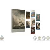 Gıpta Art Master İp Dikişli Sert Kapak Not Defteri A5 120 Yaprak Kareli (4 Lü Paket) 5537 - Karışık