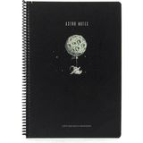 Gıpta Astro Notes Balon 2 Spiralli Karton Kapak 100 Yaprak A4 Çizgili Defter