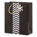 gıpta b4 bandy siyah karton çanta (hediye çantası) 215x120x240 mm (24 lü paket) bg2948 - Yok
