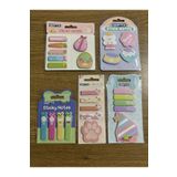 Gıpta Baskılı Desenli Yapışkanlı Notlar Karışık Ölçü 5 Takım ( postit ) Set 9