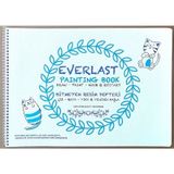 Gıpta Bitmeyen Resim Defteri Plastik Kapak Spiralli 25x35 4 Yp Everlast