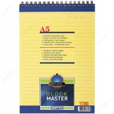 Gıpta Block Master Spiralli Çizgili A5 100 Yaprak Bloknot