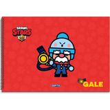 gıpta brawl star spiralli resim defteri 17x24cm 15 yaprak 5699 (12 li paket) - Yok