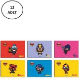 Gipta Brawl Stars Spiralli Resim Defteri 25X35cm 15 Yaprak (12 Li Paket)