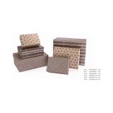 Gıpta BX0134 Crafty Black Dikdörtgen 6lı Kutu Set - Siyah - 6 Adet