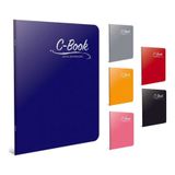 Gıpta C Book Dikişli Plastik Kapak A4 40 Yaprak Kareli Defter
