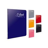 Gipta C Book Dikisli Plastik Kapak Defter A4 40 Yaprak Cizgili Okul Defteri (12 Li Paket)