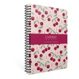 Gıpta Cherry Spiralli 17x24 cm 120 Yaprak Kareli Sert Kapak Defter