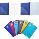 Gıpta Chromo 80 Yp. A4 3 Çizgili + 3 Kareli Spiralli Pp. Kapak Defter