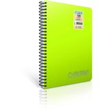 Gıpta Chromo Double 100 Yaprak Metal Spiralli Çizgili Defter