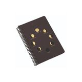 Gıpta Circle Of Life Spiralli Deri Kapak 17x24cm 120 Yaprak Kareli Defter