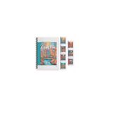 Gıpta City Spiralli Sert Kapak Not Defteri 17X24 Cm 80 Yaprak Kareli 7255 (Karışık Renk 1 Adet)