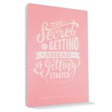 Gıpta Clever Notes Pembe Spiralli Plastik Kapak 80 Yaprak A4 Kareli Defter