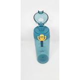 Gıpta Cool-J Optima 600ML Mavi - Turuncu Kilitli Tritan K7566 Matara