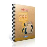 Gıpta Craft Notes Spiral A6 100 Yaprak Kareli Sert Kapaklı Defter