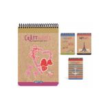 Gıpta Craft Notes Spiralli Sert Kapak Çizgili A5 100 Yaprak Bloknot