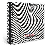 Gıpta Dark Sprint Spiralli Ofset Plastik Kapak 21x22 50 Yaprak Çizgisiz Defter