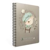 Gıpta Easy Notes Ayıcık Desenli Tel Dikiş Karton Kapak Defter A4 80 Yaprak Kareli Defter