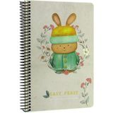 Gıpta Easy Notes Kareli Spiralli Sert Kapaklı 17 x 24 cm 120 Yaprak Defter