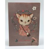 Gıpta Easy Notes Kedi Desenli Tel Dikiş Karton Kapak Defter A4 60 Yaprak Kareli Defter