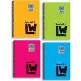 Gıpta Enviro A4 120 Yaprak Ekstra Hafif Spiralli Çizgili Defter
